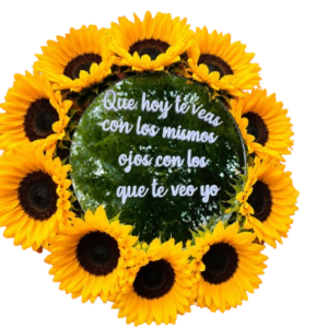 Bouquet de Girasoles Premium con Espejo