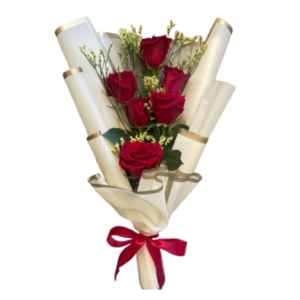 Hermoso Ramo de 6 Rosas