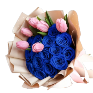 Bouquet Azul Premium&Tulipanes