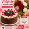 Ramo de 6 Rosas Y Torta Selva Negra